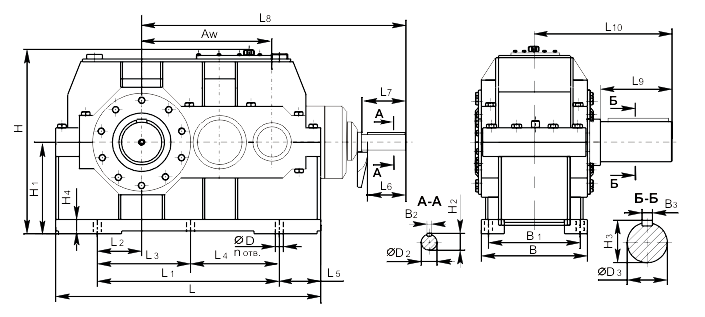 Редукторы 7КЦ2